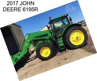 2017 JOHN DEERE 6195R