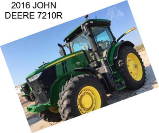 2016 JOHN DEERE 7210R