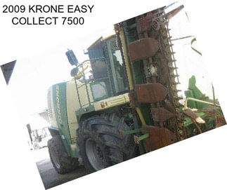 2009 KRONE EASY COLLECT 7500