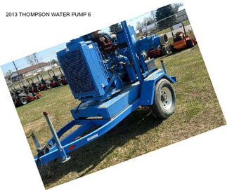 2013 THOMPSON WATER PUMP 6\