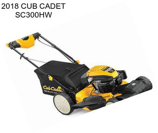 2018 CUB CADET SC300HW