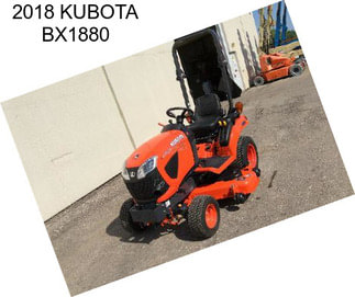 2018 KUBOTA BX1880