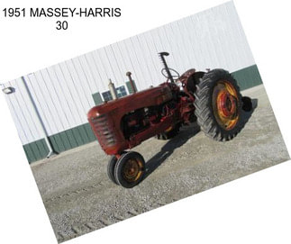 1951 MASSEY-HARRIS 30