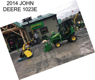 2014 JOHN DEERE 1023E