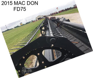 2015 MAC DON FD75