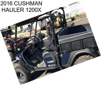 2016 CUSHMAN HAULER 1200X