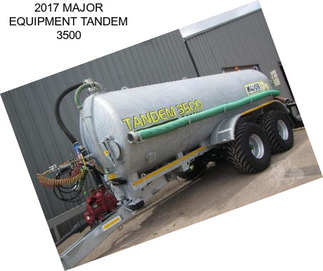 2017 MAJOR EQUIPMENT TANDEM 3500