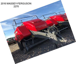 2016 MASSEY-FERGUSON 2270