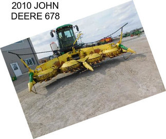 2010 JOHN DEERE 678