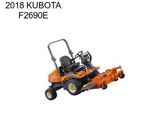 2018 KUBOTA F2690E