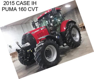 2015 CASE IH PUMA 160 CVT