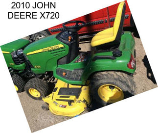 2010 JOHN DEERE X720