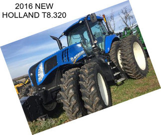 2016 NEW HOLLAND T8.320