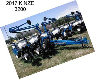 2017 KINZE 3200