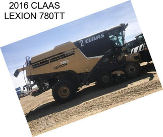 2016 CLAAS LEXION 780TT