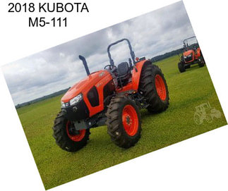 2018 KUBOTA M5-111