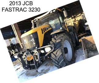 2013 JCB FASTRAC 3230
