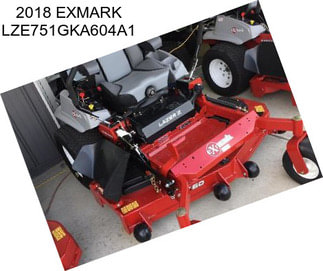 2018 EXMARK LZE751GKA604A1