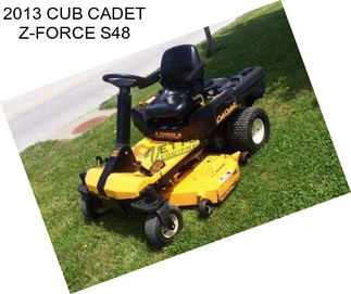 2013 CUB CADET Z-FORCE S48