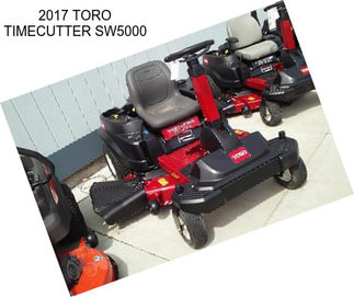 2017 TORO TIMECUTTER SW5000