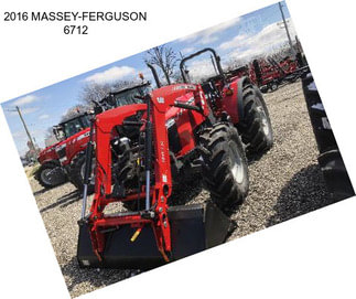 2016 MASSEY-FERGUSON 6712