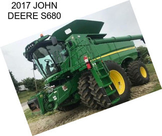 2017 JOHN DEERE S680
