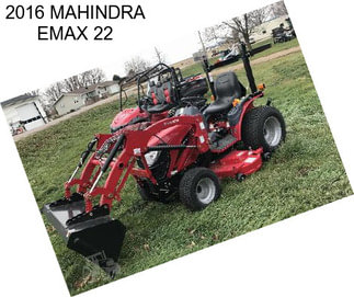 2016 MAHINDRA EMAX 22