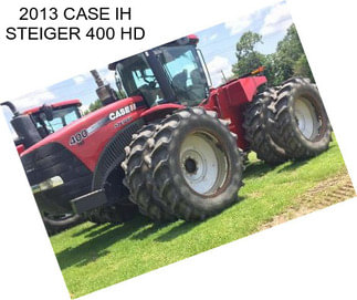 2013 CASE IH STEIGER 400 HD