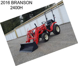 2016 BRANSON 2400H