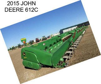 2015 JOHN DEERE 612C