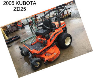 2005 KUBOTA ZD25