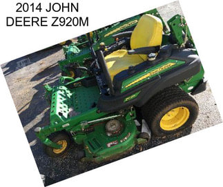 2014 JOHN DEERE Z920M