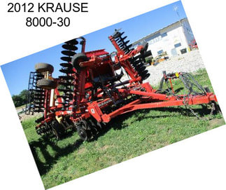 2012 KRAUSE 8000-30