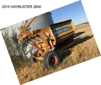 2015 HAYBUSTER 2650