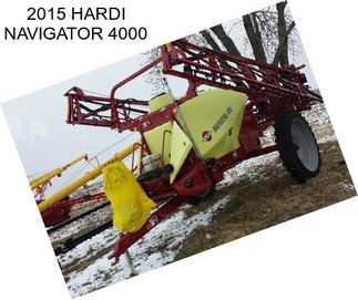 2015 HARDI NAVIGATOR 4000