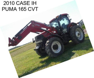 2010 CASE IH PUMA 165 CVT