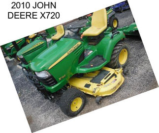 2010 JOHN DEERE X720