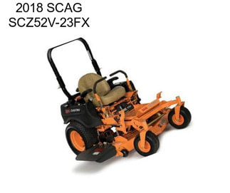 2018 SCAG SCZ52V-23FX