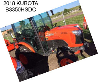 2018 KUBOTA B3350HSDC