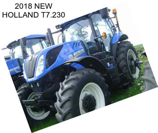 2018 NEW HOLLAND T7.230