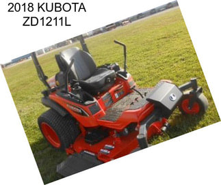 2018 KUBOTA ZD1211L