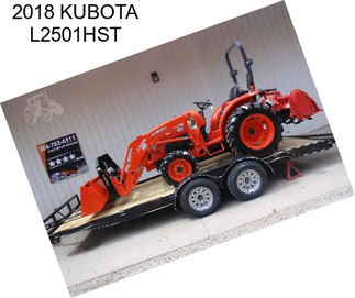 2018 KUBOTA L2501HST