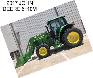 2017 JOHN DEERE 6110M