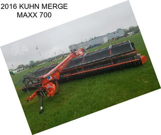 2016 KUHN MERGE MAXX 700