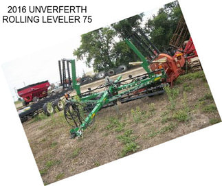 2016 UNVERFERTH ROLLING LEVELER 75