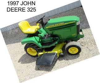 1997 JOHN DEERE 325