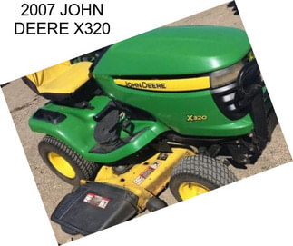 2007 JOHN DEERE X320