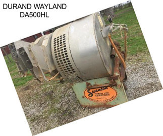 DURAND WAYLAND DA500HL