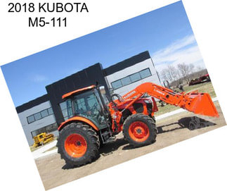 2018 KUBOTA M5-111