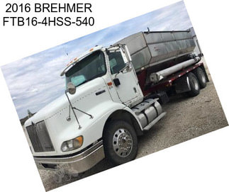 2016 BREHMER FTB16-4HSS-540